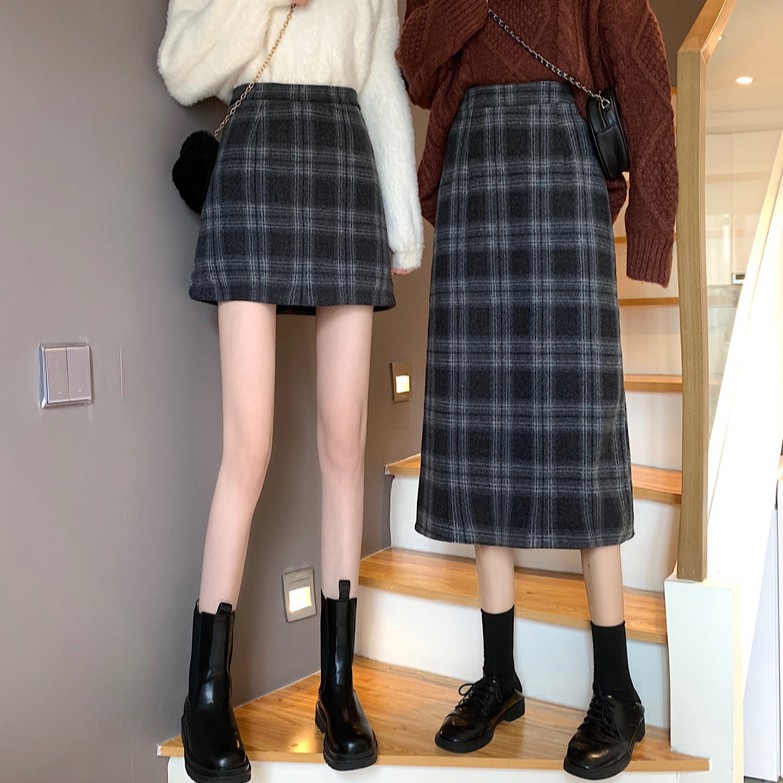 Chân Váy Ngắn Kẻ Sọc Caro Phong Cách Retro Xinh Xắn Cho Phụ Nữ | BigBuy360 - bigbuy360.vn