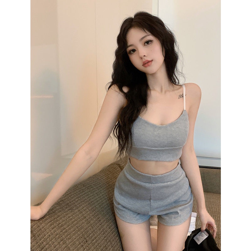 Bộ Đồ Thể Thao Hai Món Thời Trang Mùa Hè Quyến Rũ Cho Nữ