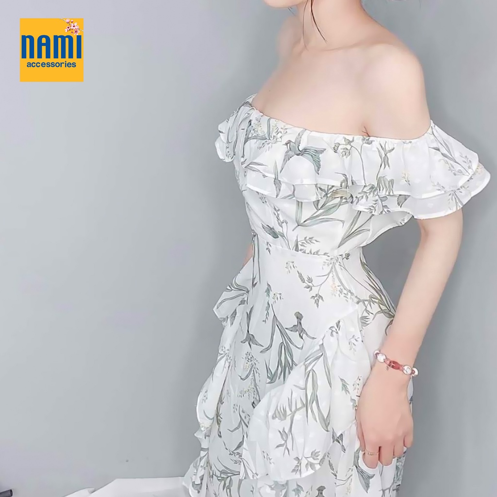 Maxi Hoa Bèo Nàng Thơ Điệu Đà Lên Dáng Thướt Tha Mê Mẩn - ATNU026