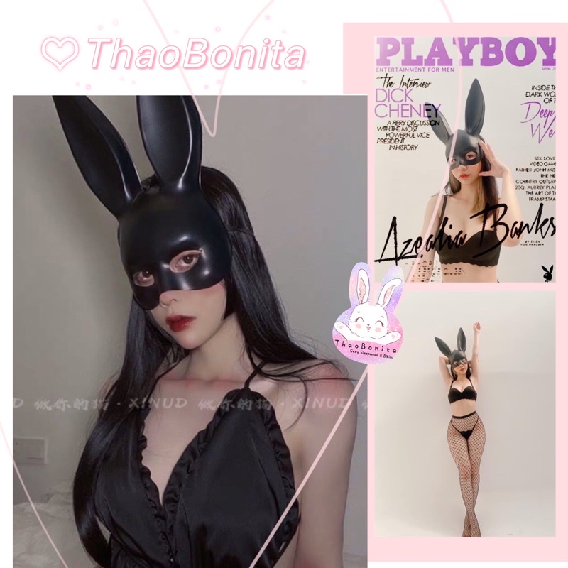 Mặt nạ Cosplay Thỏ Bunny Playboy Sexy, Bí Ẩn-Kèm ảnh thật T118 🚀GIAO HOẢ TỐC HCM🚀