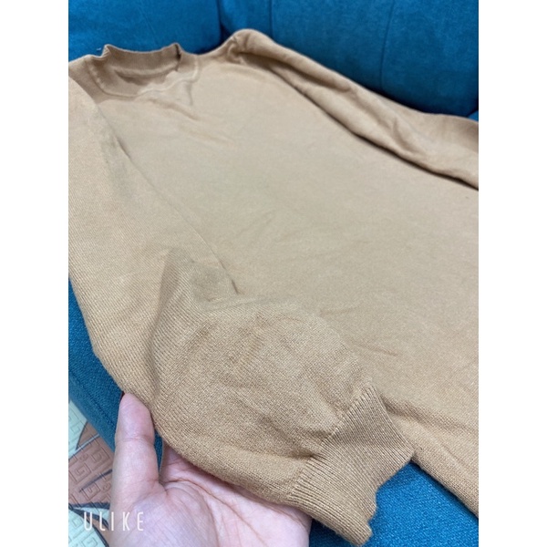 Váy body len màu vàng nhạt PASS