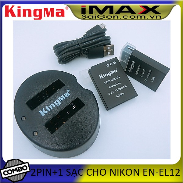 PIN SẠC MÁY ẢNH KINGMA EN-EL12