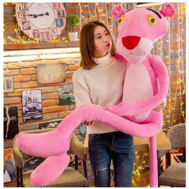 Gấu Bông Đồ Chơi Cho Bé Báo Hồng Pink Panther đủ size vải nhung cao cấp