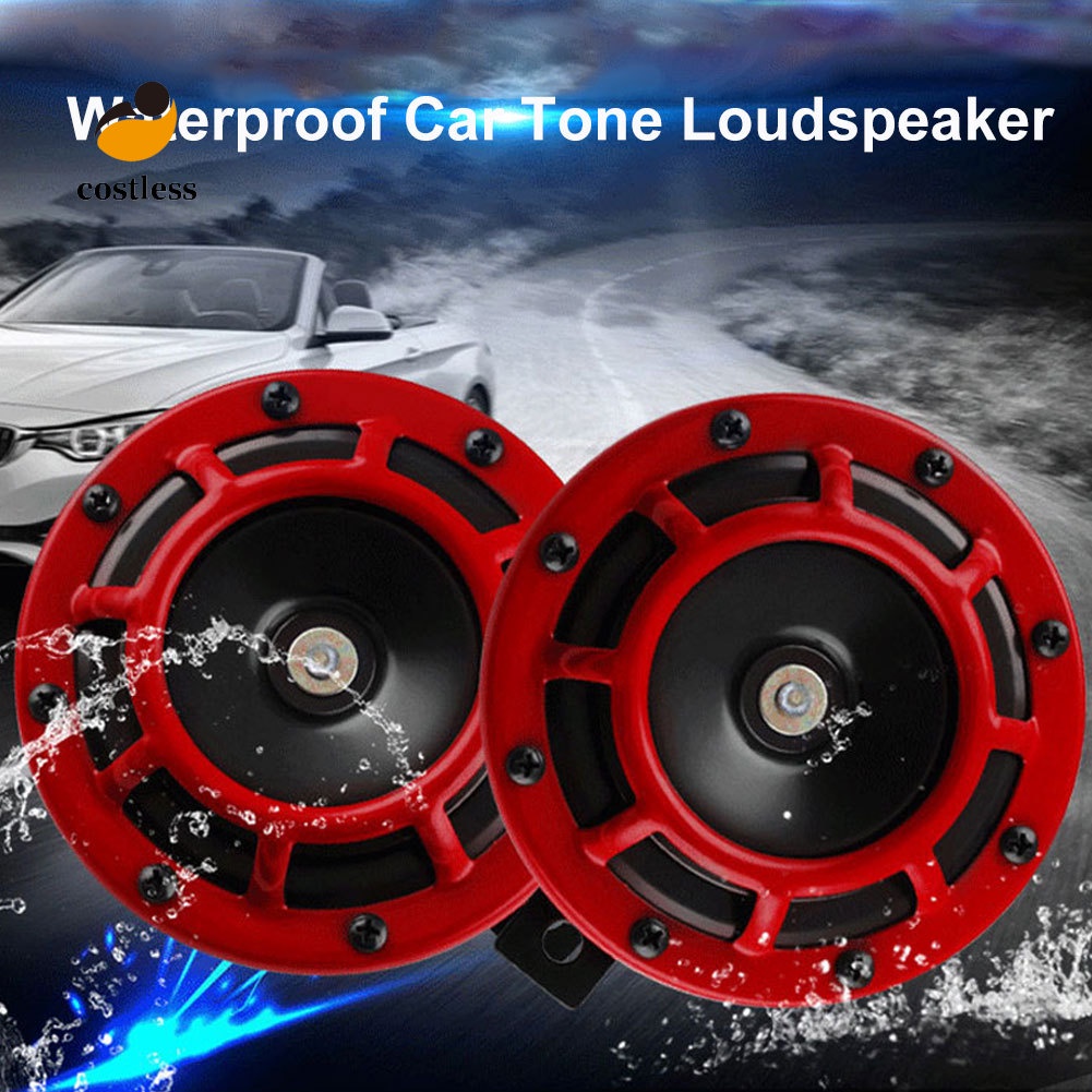 Chi Tiết| 1 Cặp Loa Âm Thanh Siêu Lớn 12V Chống Nước Cho Xe Hơi Xe Tải SUV