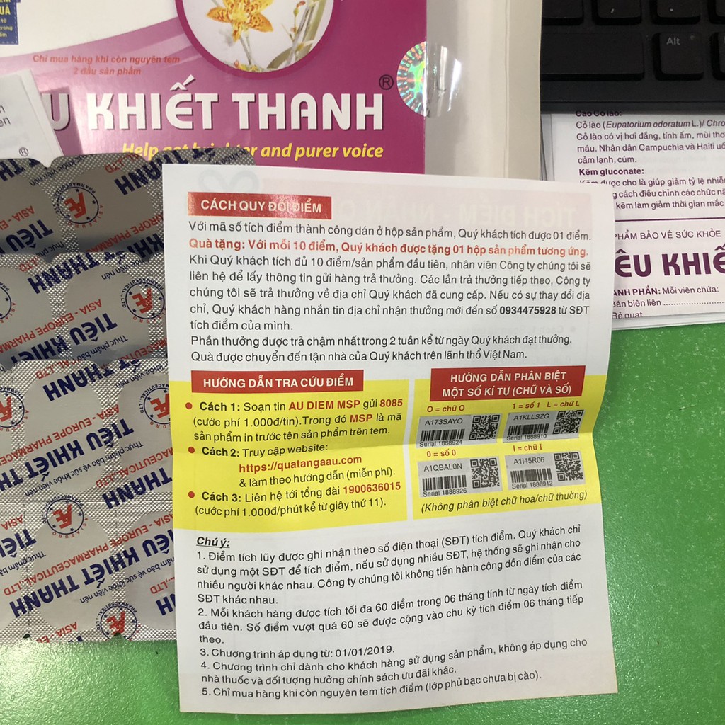 Tiêu khiết thanh - Cho giọng nói trong trẻo, hỗ trợ điều trị viêm thanh quản