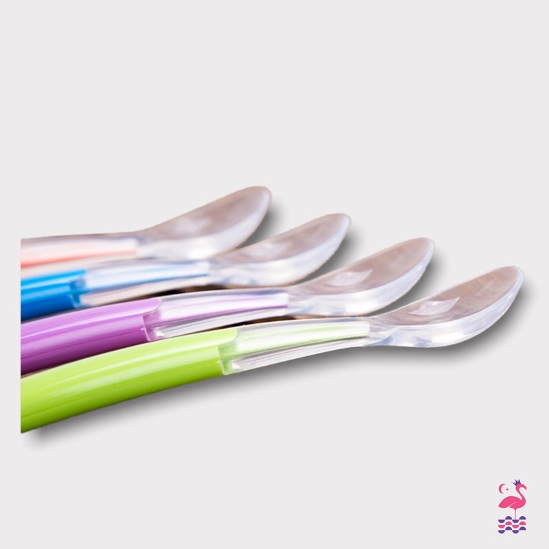 Thìa Ăn Dặm Silicon Cao Cấp Ấm Baby Cho Bé Từ 5 Tháng Tuổi Ấm Gift Decor