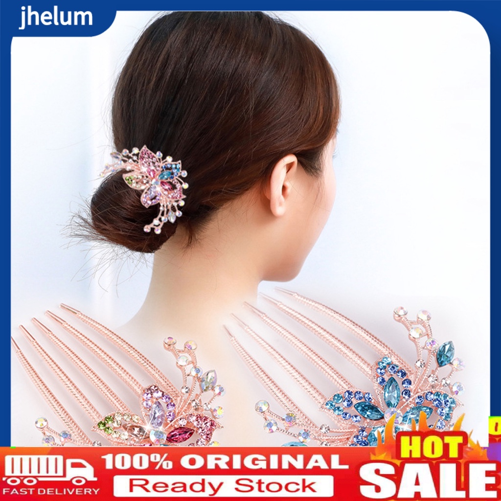 (jhelum.vn) Lược Chèn Năm Răng Bằng Hợp Kim Thân Thiện Với Môi Trường Cho Nữ