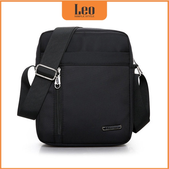 Túi Nam Đeo Chéo Mini Bag LEO Vải Oxford Cao Cấp Chống Nước Nhiều Ngăn Đa Năng T25 | BigBuy360 - bigbuy360.vn