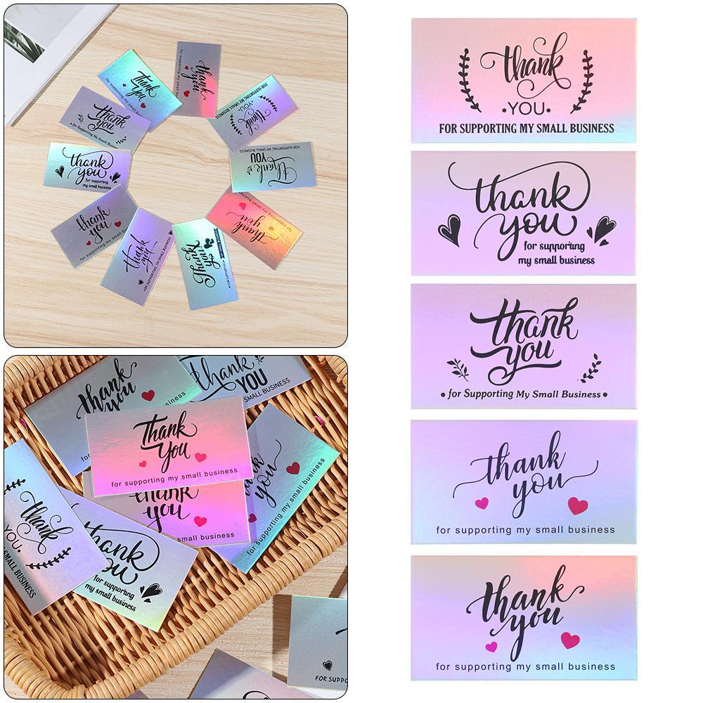 LET Set 50 Tấm Thiệp Cảm Ơn Chất Lượng Cao