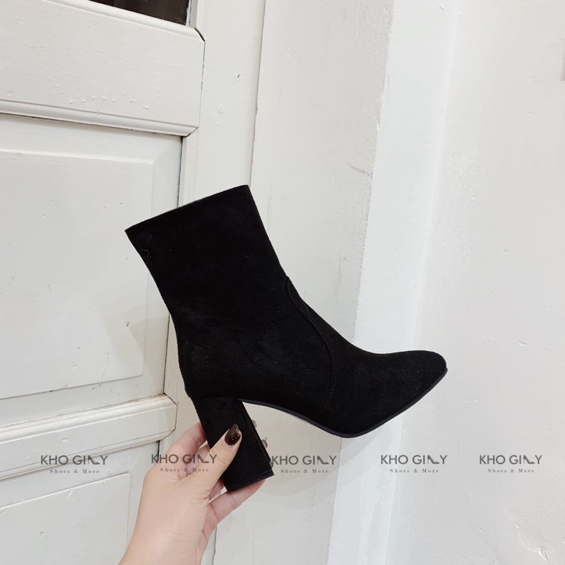 Boots Trơn khoá sườn B002 | BigBuy360 - bigbuy360.vn