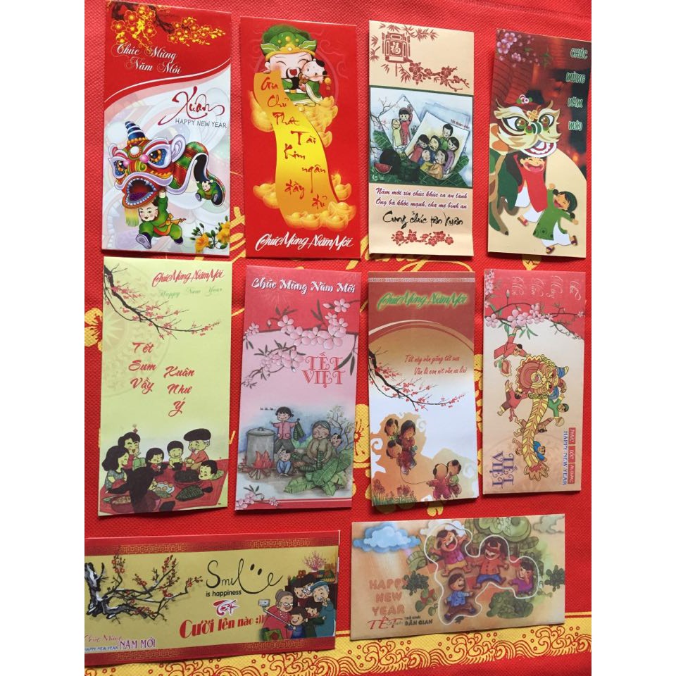 Set 10 lì xì Tết yêu thương - ảnh bên trong