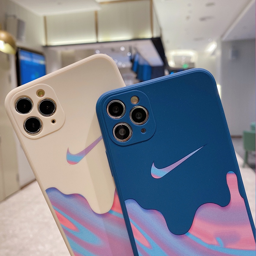 Ốp Lưng Iphone Cạnh Vuông Nike Cá Tính 6/6plus/6s/6splus/7/7plus/8/8plus/x/xr/xs/11/12/pro/max/plus/promax-  Sen Case