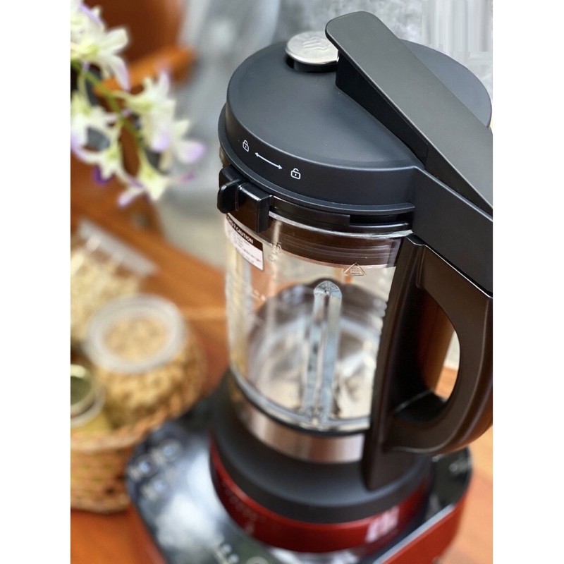 Máy làm sữa hạt Ranbem 735I nắp cối inox