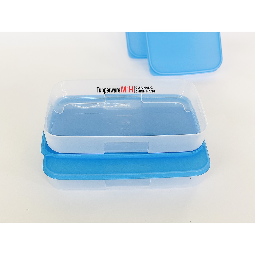 Hộp Trữ Đông Freezermate 650ml Dẹt Tupperware, Hộp Thấp Trữ Đông Nhựa Nguyên Sinh An Toàn