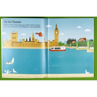 [Big Sale!] Dính dán - Usborne sticker book - London