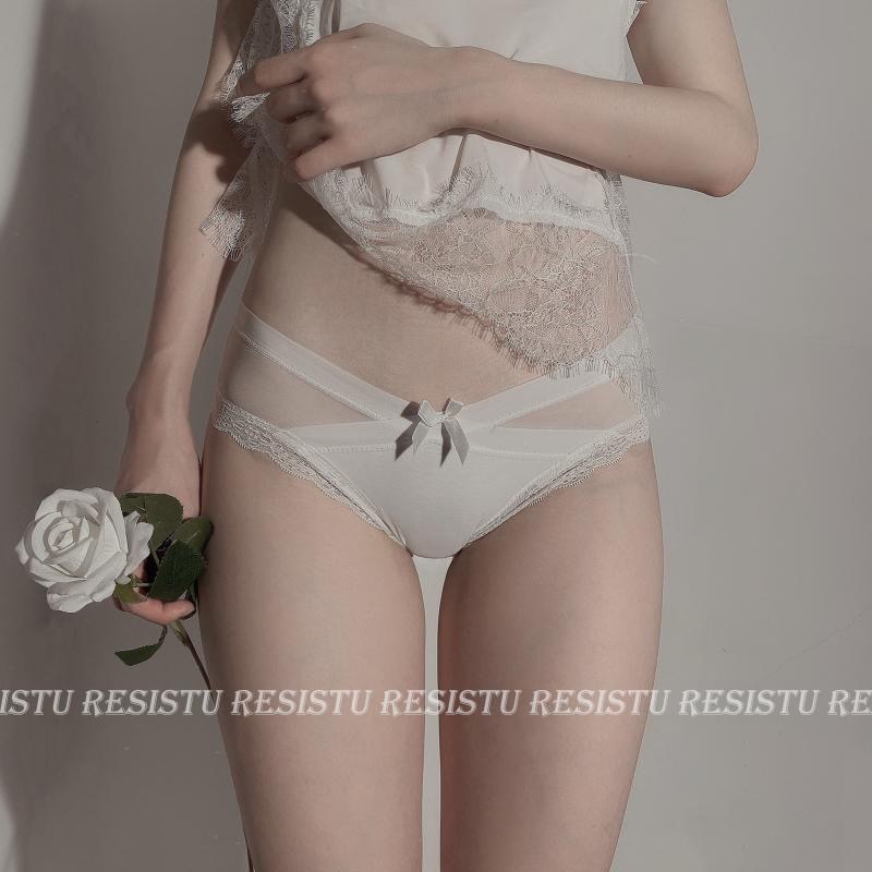 Quần Lót Ren Lưới Vanvene Cạp Đan Chéo X Đính Nơ Cách Điệu Q381 | BigBuy360 - bigbuy360.vn
