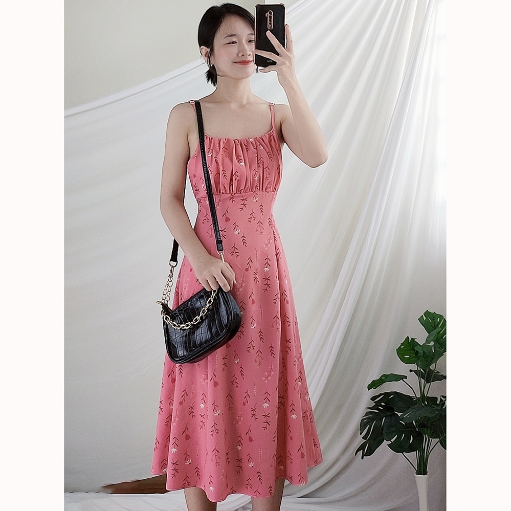 Đầm váy hai dây hoa nhí dễ thương Rolisa RD007 | BigBuy360 - bigbuy360.vn