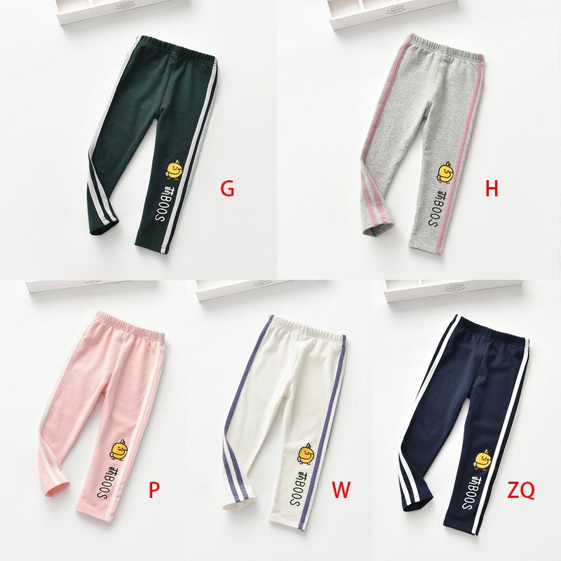 Quần legging co giãn in họa tiết dễ thương dành cho bé gái