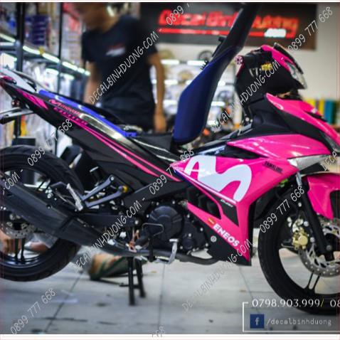 Tem Trùm Exciter 150 Trắng Hồng ⚜️ Ấn Tượng ⚜️