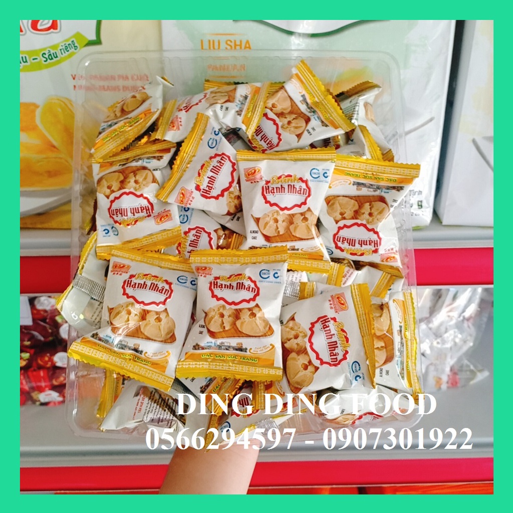 [ 1Kg ] Bánh Hạnh Nhân Tân Huê Viên, Bánh Bột Đậu ( Loại Cân Ký ) Đặc Sản Sóc Trăng - DING DING FOOD | BigBuy360 - bigbuy360.vn