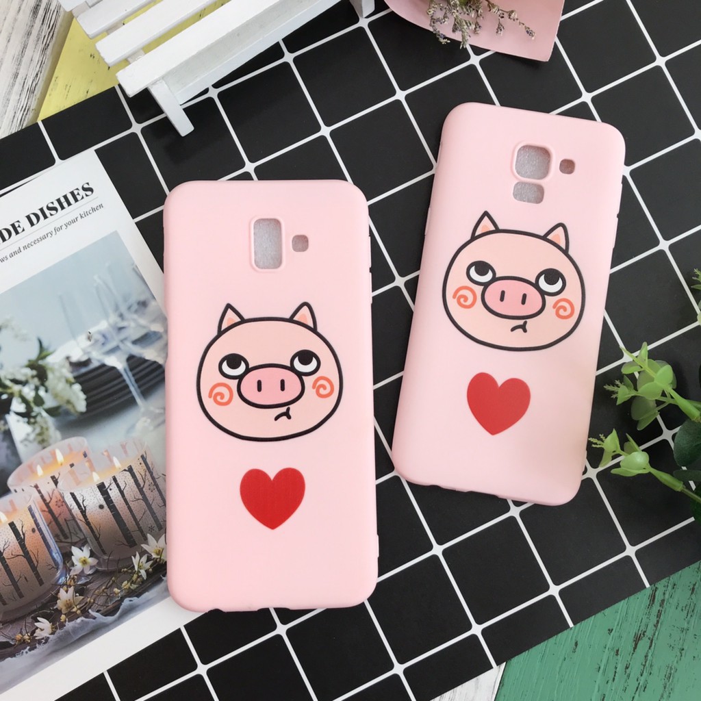 Ốp dẻo in hình 3D ngộ nghĩnh cho Samsung Galaxy J4Plus | J6 | J6Plus