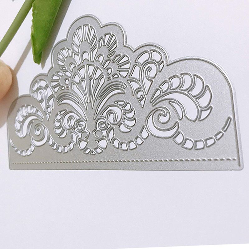 Set 3 Khuôn Cắt Giấy Làm Từ Kim Loại Hình Cô Gái Trang Trí Scrapbook