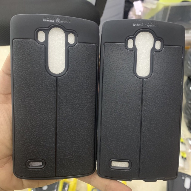 Ốp lưng LG G3/G4 dẻo đen vân da thời trang