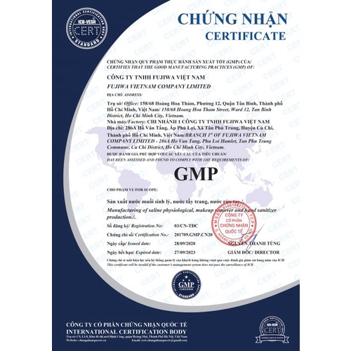 1 Thùng nước muối công nghệ Nhật Bản - Nước súc miệng ion Muối  300ml – Thùng 6 chai hương biển/ hương bạc hà