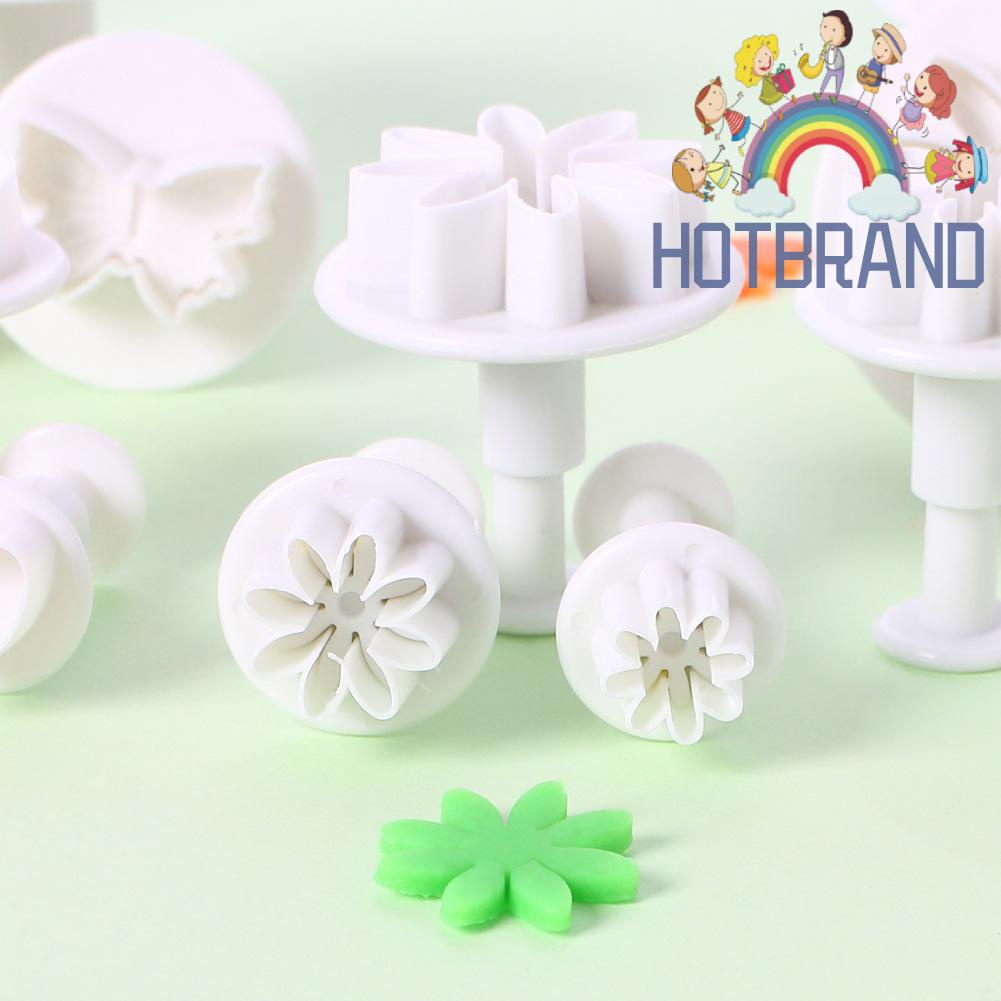 Khuôn Nhựa Làm Kẹo Đường Hình Hoa Trang Trí Bánh