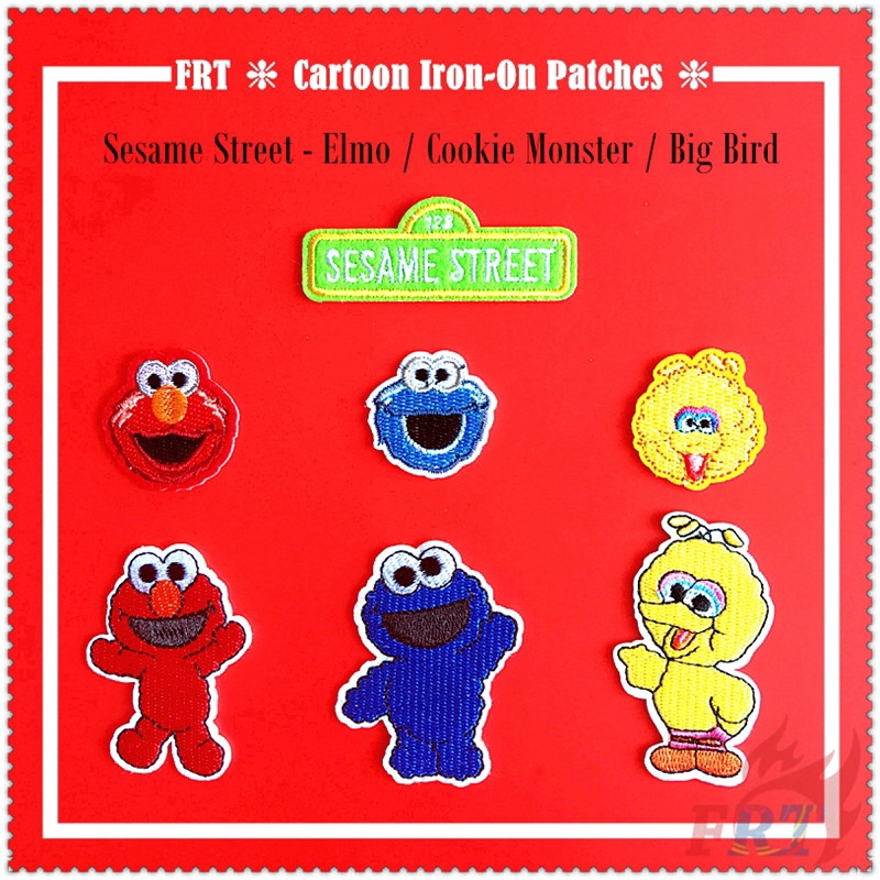 Set 2 / 3 Sticker Ủi Thêu Hình Hoạt Hình Dễ Thương