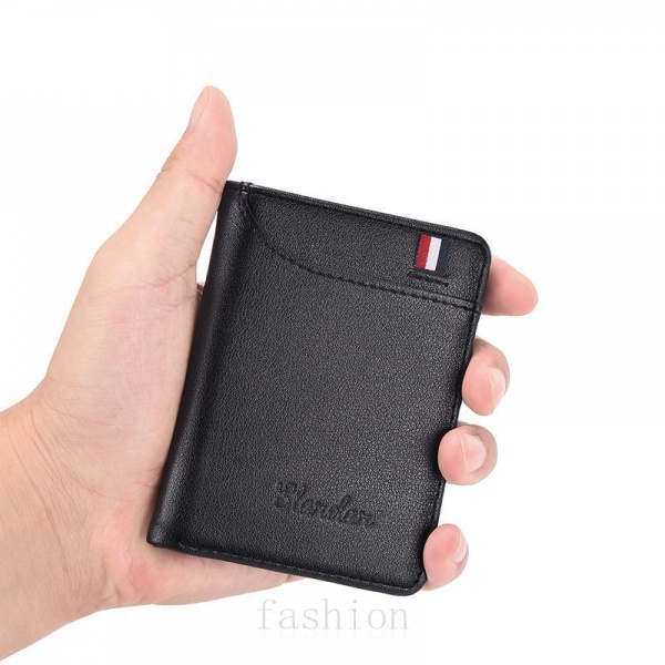 Ví Da Mini Siêu Mỏng Dáng Ngắn Đựng Thẻ Đa Năng Thời Trang Cho Nam