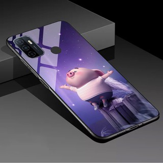 ỐP LƯNG MẶT KÍNH OPPO A53 CAO CẤP