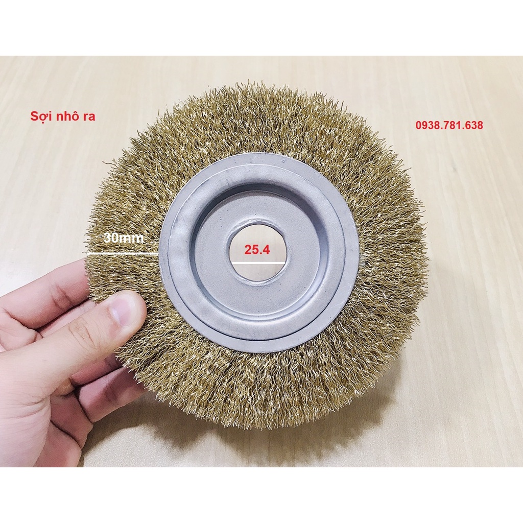Bánh Cước Thép Nắp Lõm 150X20X25.4