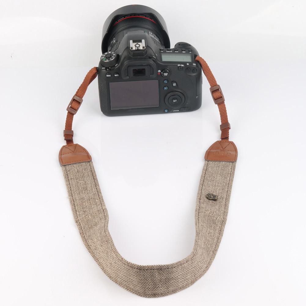 Dây đeo máy ảnh phong cách Vintage cho máy ảnh Sony Nikon Canon Olympus DSLR