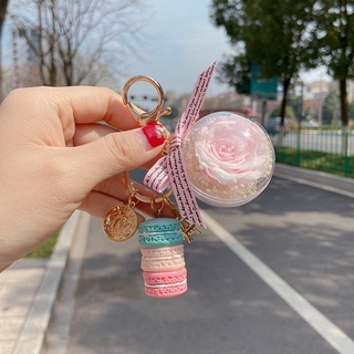 Móc Khóa Hình Bánh Macaron Dễ Thương
