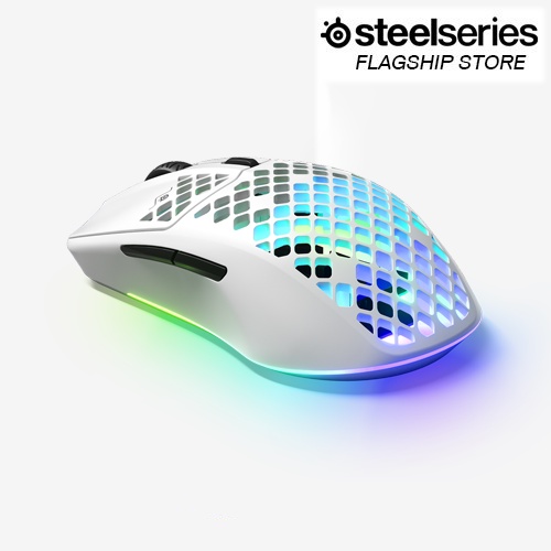 Chuột gaming không dây Steelseries Aerox 3 Snow (phiên bản màu trắng)