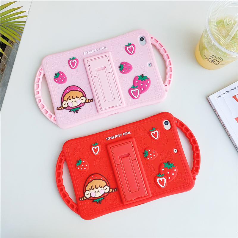 Ốp Lưng Silicone In Hình Hoạt Hình 3d Dễ Thương Cho Apple Ipad Air Pro 7.9 9.7 10.5 11 10.9 10.2 "Inch Mini 1 2 3 4 5 2017 / 2018 / 2019 / 2020