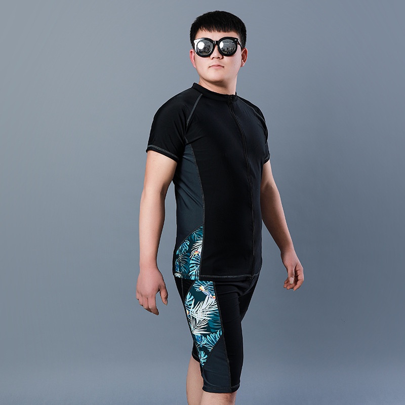 Bộ Đồ Bơi Áo + Quần Size Lớn 60-185KG Cho Nam Tập Bơi