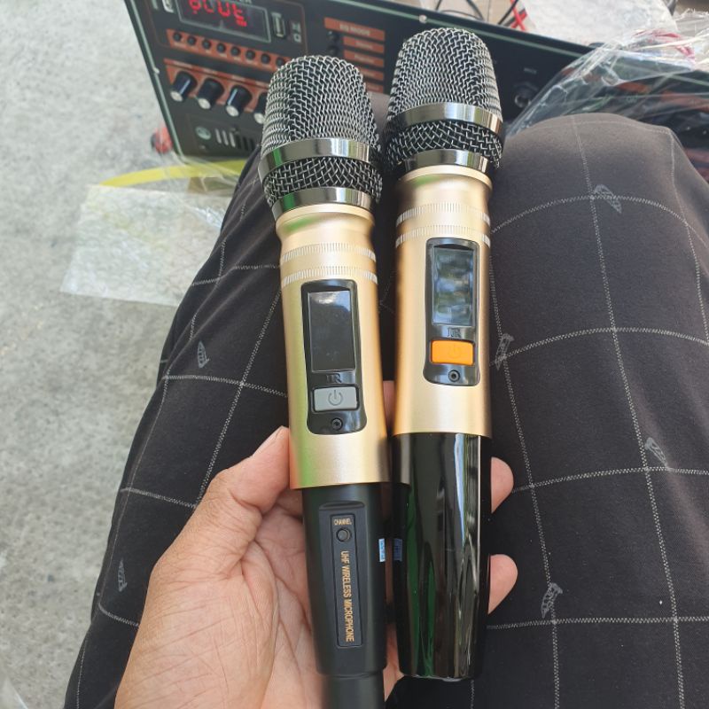 MICRO KIM LOẠI SÓNG UHF CAO CẤP ÍT HAO PIN DÀNH CHO MỌI LOA KÉO CỦ MIC TỐT