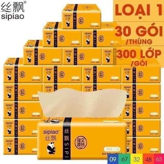 THÙNG 30 GÓI GIẤY ĂN GẤU TRÚC SIPIAO GIÁ RẺ GIẬT MÌNH