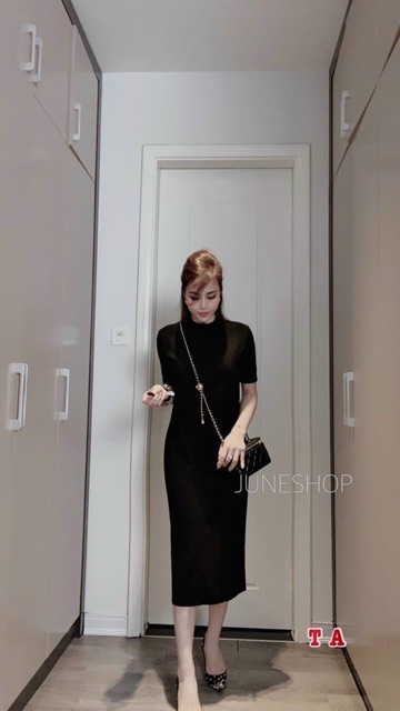 Váy len suông trơn màu hàng Quảng Châu | BigBuy360 - bigbuy360.vn