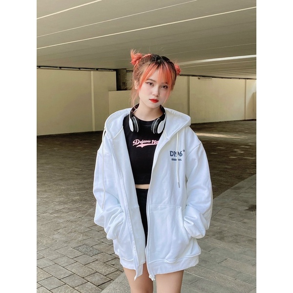 Áo hoodie zip DEJAVU.196 basic - BW pack