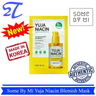 (Auth) Mặt nạ dưỡng trắng da Some By Mi Yuja Niacin 30 Days Blemish Care Serum Mask