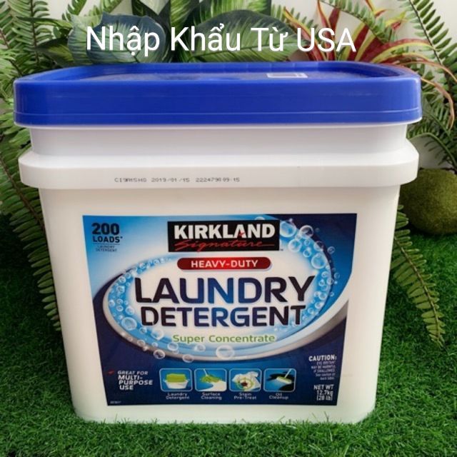 Bột giặt Kirkland 12,7kg USA - hàng thùng nguyên vẹn còn nguyên siêu
