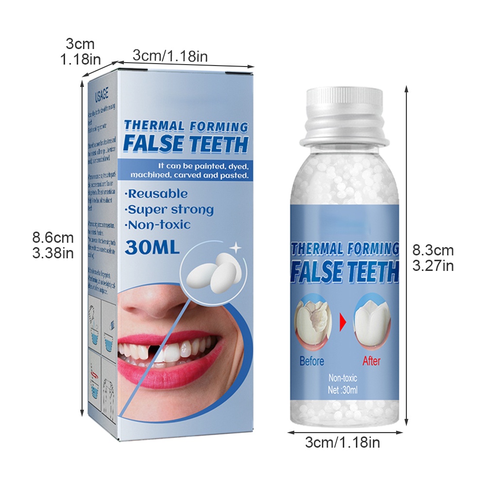 Mô Hình Hàm Răng 30ml 30ml Có Thể Gấp Gọn Tiện Dụng