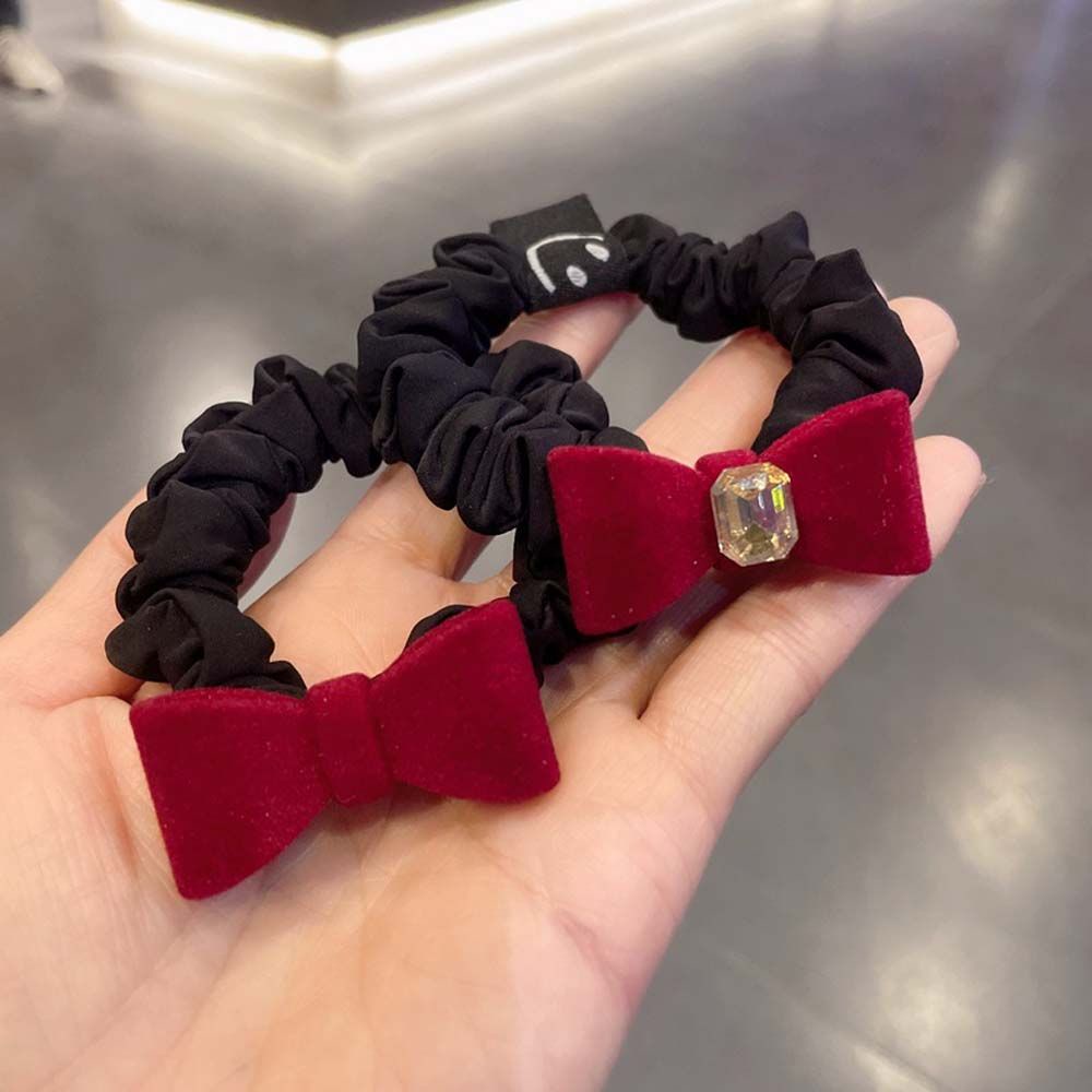 Kẹp tóc nơ bằng nhung phong cách Hàn Quốc thời trang cho bé gái 2LIFE