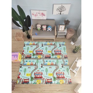 Thảm Xốp Gấp Gọn XPE Cho Bé 2 Mặt Chống Thấm Chống Trơn Hàn Quốc 1m8 - 2m