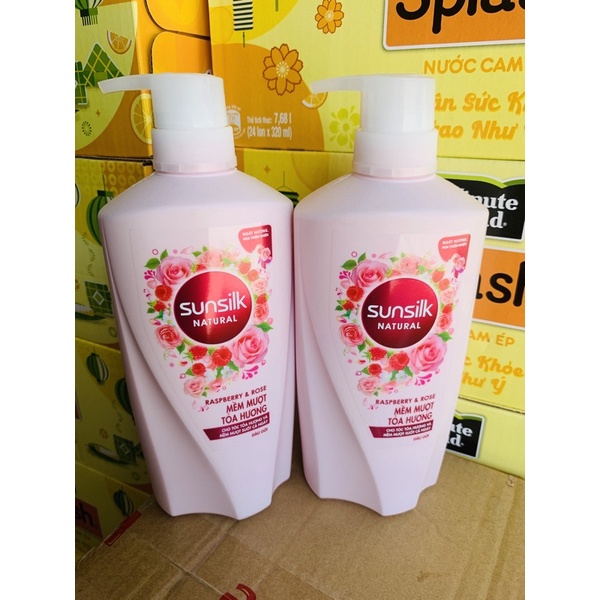 Dầu gội/xả Sunsilk Natural mẫu mới mềm mượt toả hương suốt ngày