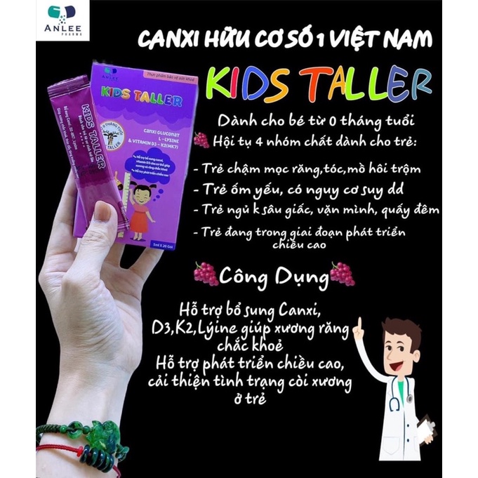 Canxi hữu cơ kids taller