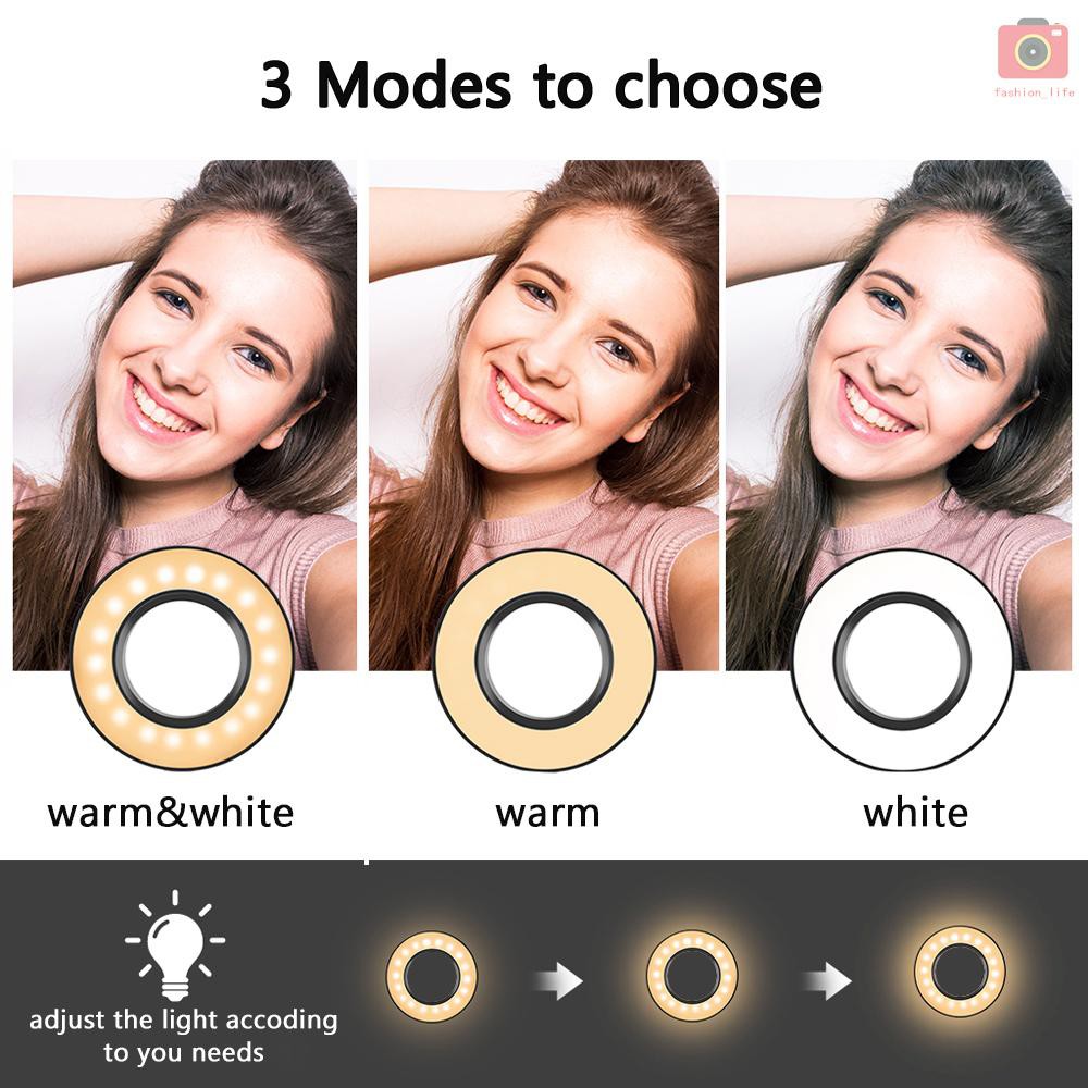 Vòng Đèn Led Chụp Ảnh Selfie Có Thể Điều Chỉnh Độ Sáng